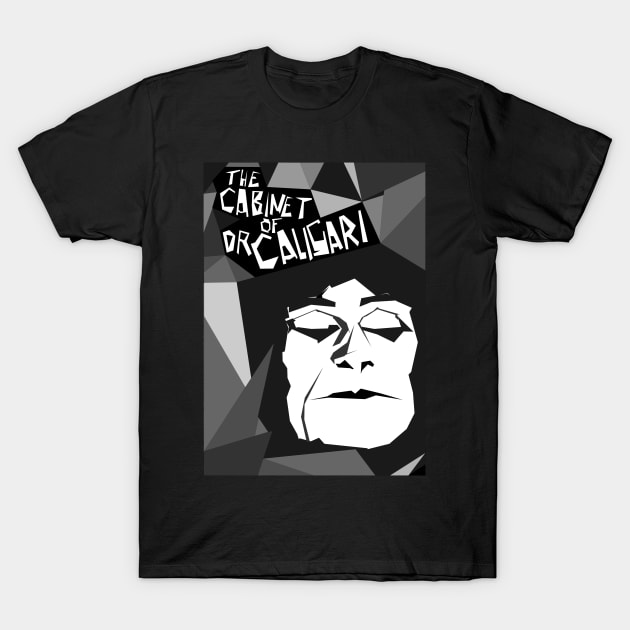 The Cabinet Of Dr. Caligari - The Somnambulist. T-Shirt by OriginalDarkPoetry